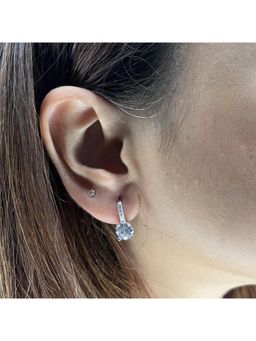 Mon Tresor - White Eternal Gleam Bali Earrings