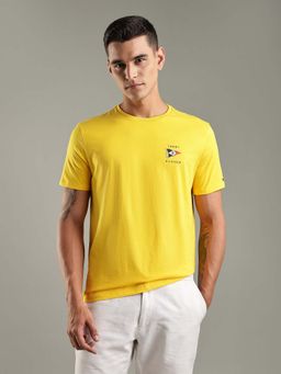 Tommy Hilfiger - Yellow Regular Fit Cotton T-shirt