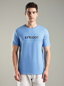 Tommy Hilfiger - Blue Regular Fit Cotton T-shirt