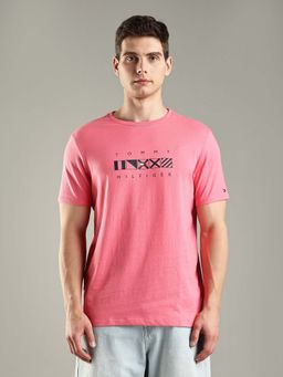 Tommy Hilfiger - Pink Regular Fit Cotton T-shirt