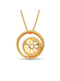 Candere by Kalyan Jewellers - Lightweight BIS Hallmark 18k Gold Pendant for Women, Yellow Gold