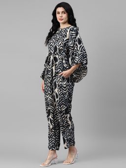 Deebaco - Women Multi-Color Animal Print Co-Ord Set