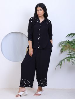 Deebaco - Women Black Printed Co-Ord Set