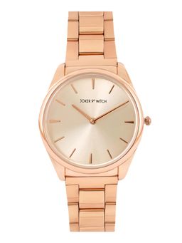 Joker and Witch - Joker & Witch Brooklyn All Rose Gold Dial Metallic Link Strap Analog Womens Watch