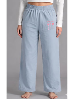 Sugnaa - Women Pasta Party Solid Mid Rise Pure Cotton Pyjama