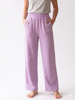 Sugnaa - Women Solid Mid Rise Pure Cotton Pyjama