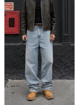 Off Duty India - Muted Blue Baggy Jeans