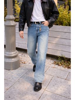 Off Duty India - Sobo Blue Fade Baggy Jeans