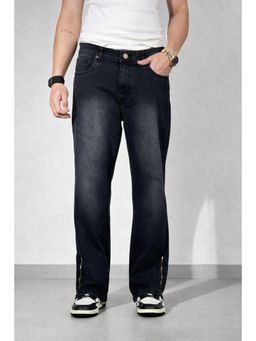 Off Duty India - Cipher Black Loose Fit Jeans