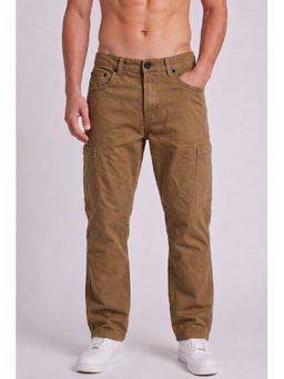 Bene Kleed - Men Khaki Straight Fit Cargo