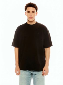 Calvin Klein - Logo Black Oversized Fit Cotton T-Shirt