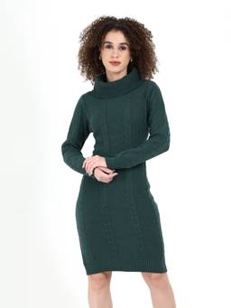 JOE Hazel - Women Green Self Design Dress