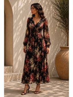 BONICA CLOTHING - Women Multi-Color Floral Printed Dress