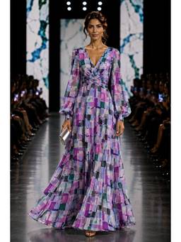 BONICA CLOTHING - Women Multi-Color Geometric Printed Dress