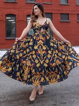 ZUMMER - Women Multi-Color Printed Dress