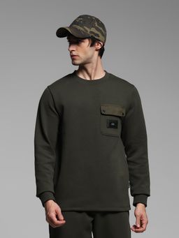 Jack & Jones - Green Regular Fit Sweatshirt