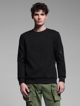 Jack & Jones - Black Regular Fit Sweatshirt