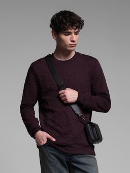 Jack & Jones - Wine Regular Fit Sweatshirt