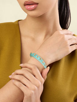 Isharya - Gold Resin Slim Cuff