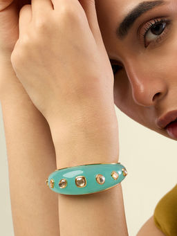 Isharya - Gold Resin Statement Cuff