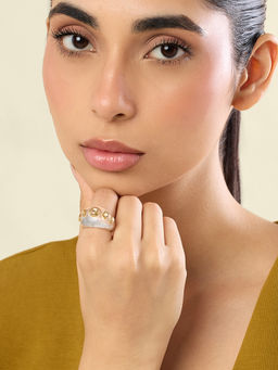 Isharya - Gold Resin Bombe Ring