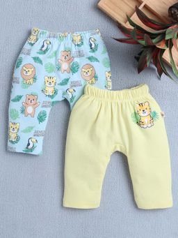 Bumzee - Yellow & Sky Blue Baby Boys Pyjamas (Pack of 2) (6-9 Months)