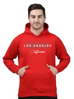 Greylongg - Red Men Hoodie for Winter