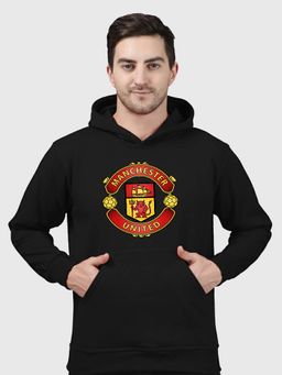 Greylongg - Black Men Hoodie for Winter