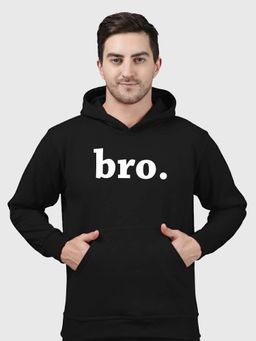 Greylongg - Black Men Hoodie for Winter