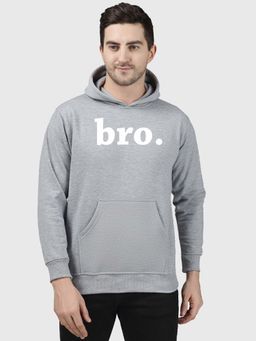 Greylongg - Grey Men Hoodie for Winter