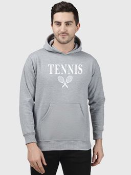 Greylongg - Grey Men Hoodie for Winter