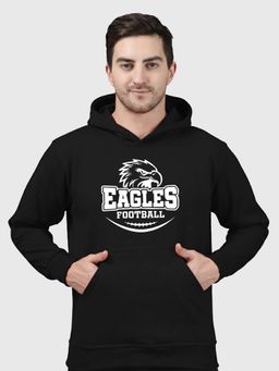 Greylongg - Black Men Hoodie for Winter