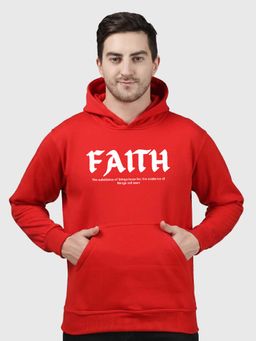 Greylongg - Red Men Hoodie for Winter