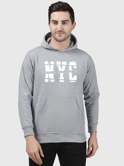Greylongg - Grey Men Hoodie for Winter