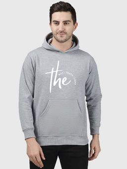 Greylongg - Grey Men Hoodie for Winter