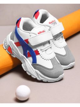 KATS - Grey Kids Velcro Closure Sneakers