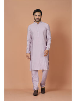 Simaaya - Purple Premium Quality Silk Made Kurta for Men