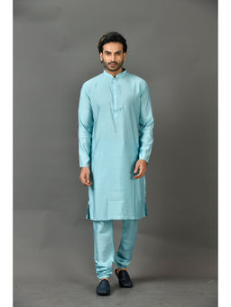 Simaaya - Blue Premium Quality Silk Made Kurta for Men