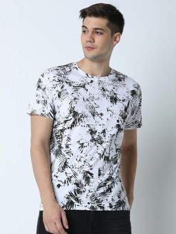 Huetrap - Mens White Short Sleeve T-Shirt