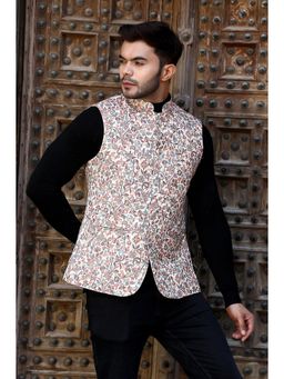 Dusala India - Pashmina Vintage Kani Design Men's Waist Coat/Bandi