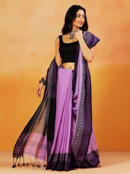 Aditri - Handloom Khadi Cotton Saree Without Blouse