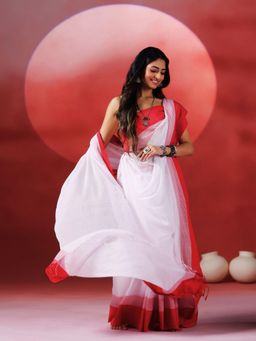 Aditri - Handloom Khadi Cotton Saree Without Blouse