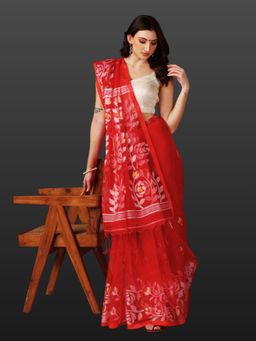 Aditri - Handloom Resham Silk Saree Without Blouse