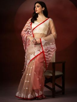 Aditri - Handloom Resham Silk Saree Without Blouse