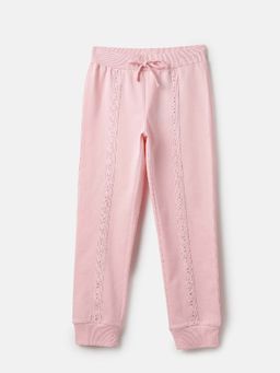 United Colors of Benetton - Pink Embroidered Regular Fit Joggers