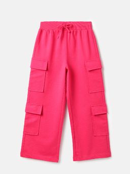 United Colors of Benetton - Pink Solid Regular Fit Trouser
