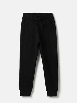 United Colors of Benetton - Black Solid Regular Fit Joggers