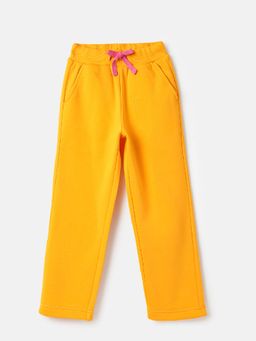 United Colors of Benetton - Yellow Solid Regular Fit Trouser