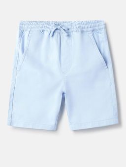 United Colors of Benetton - Blue Solid Regular Fit Shorts