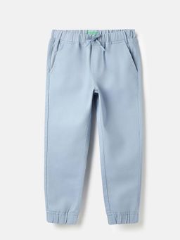 United Colors of Benetton - Blue Solid Regular Fit Joggers